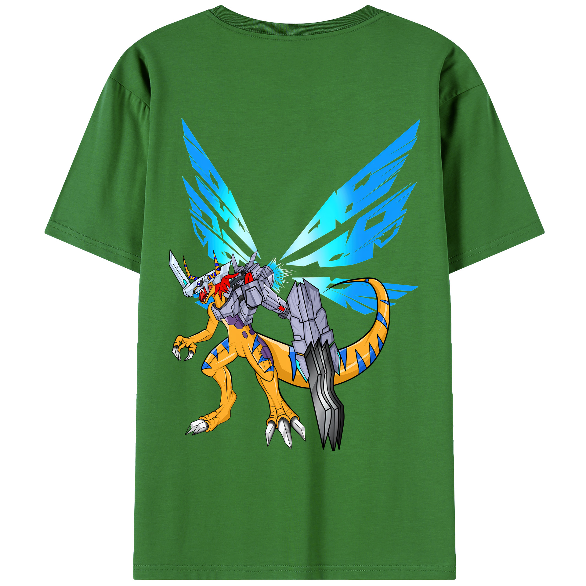 （画像用） Digimon デジタルモンスター/デジモン レディース半袖Tシャツ(バックプリント)